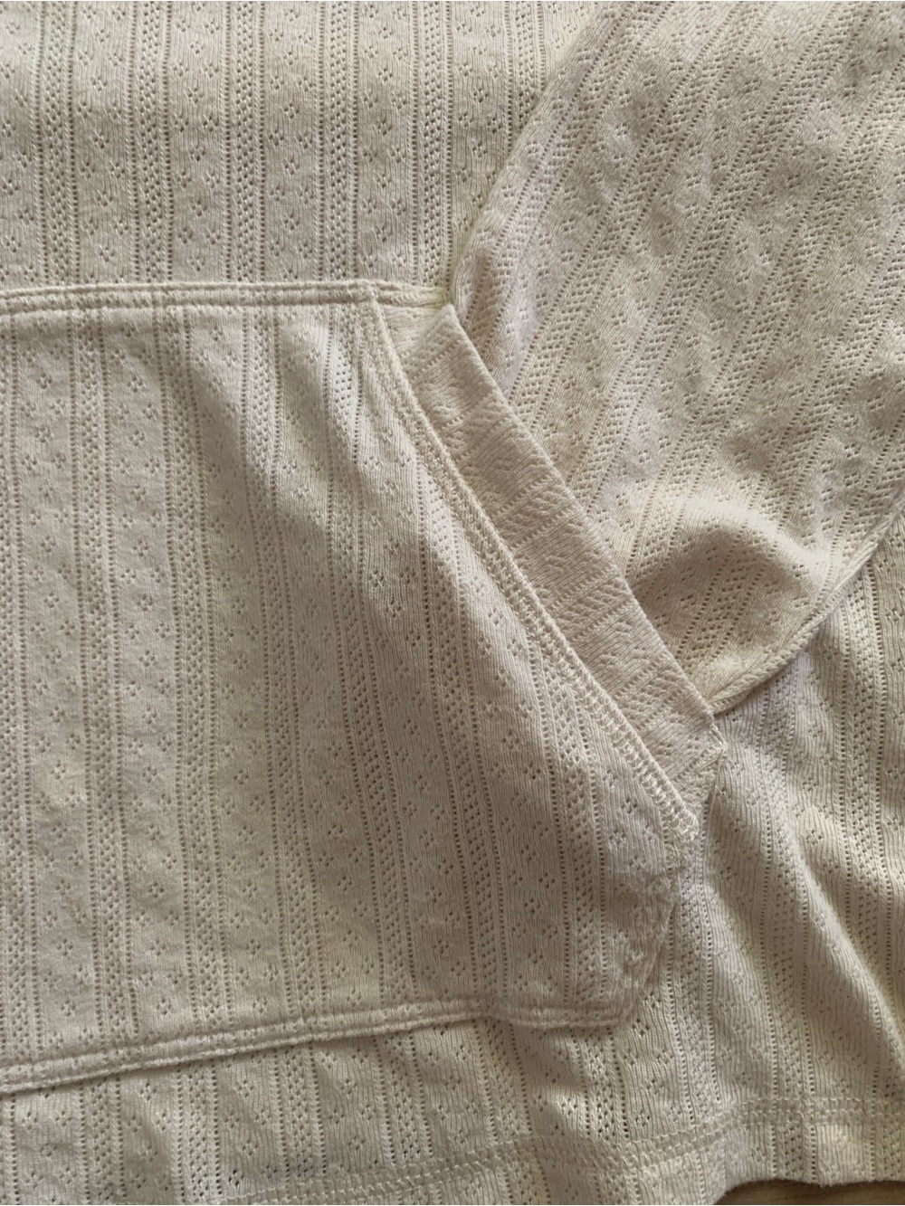 NWOT Toad & Co Women's M Foothill Pointelle Hoodie Pullover Beach Travel Surf - Picture 5 of 11